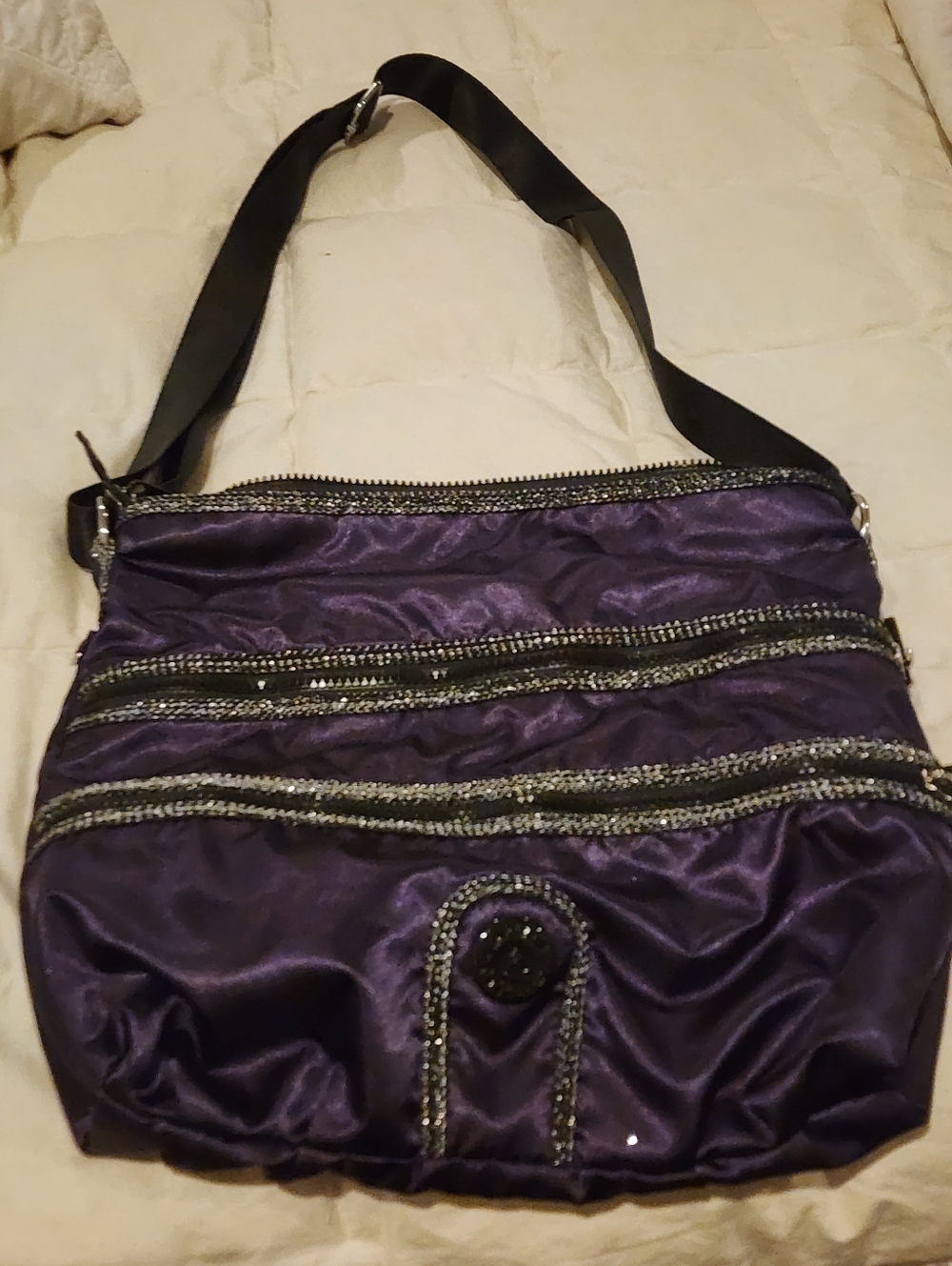 Kipling Gorilla Girlz 3 Zipper Shoulder Bag